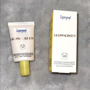 Supergoop! Glowscreen SPF 40 Cream Sunscreen mini unopened